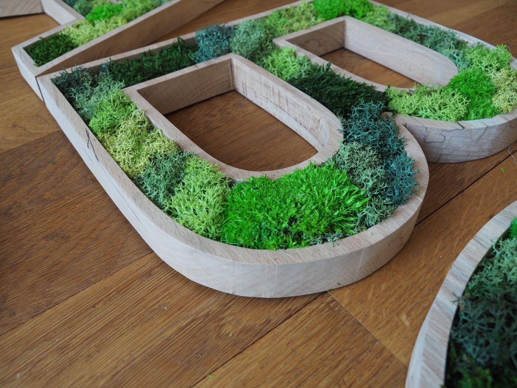 LOGO VEGETAL BY ECRIN VEGETALLETTRE EN BOIS