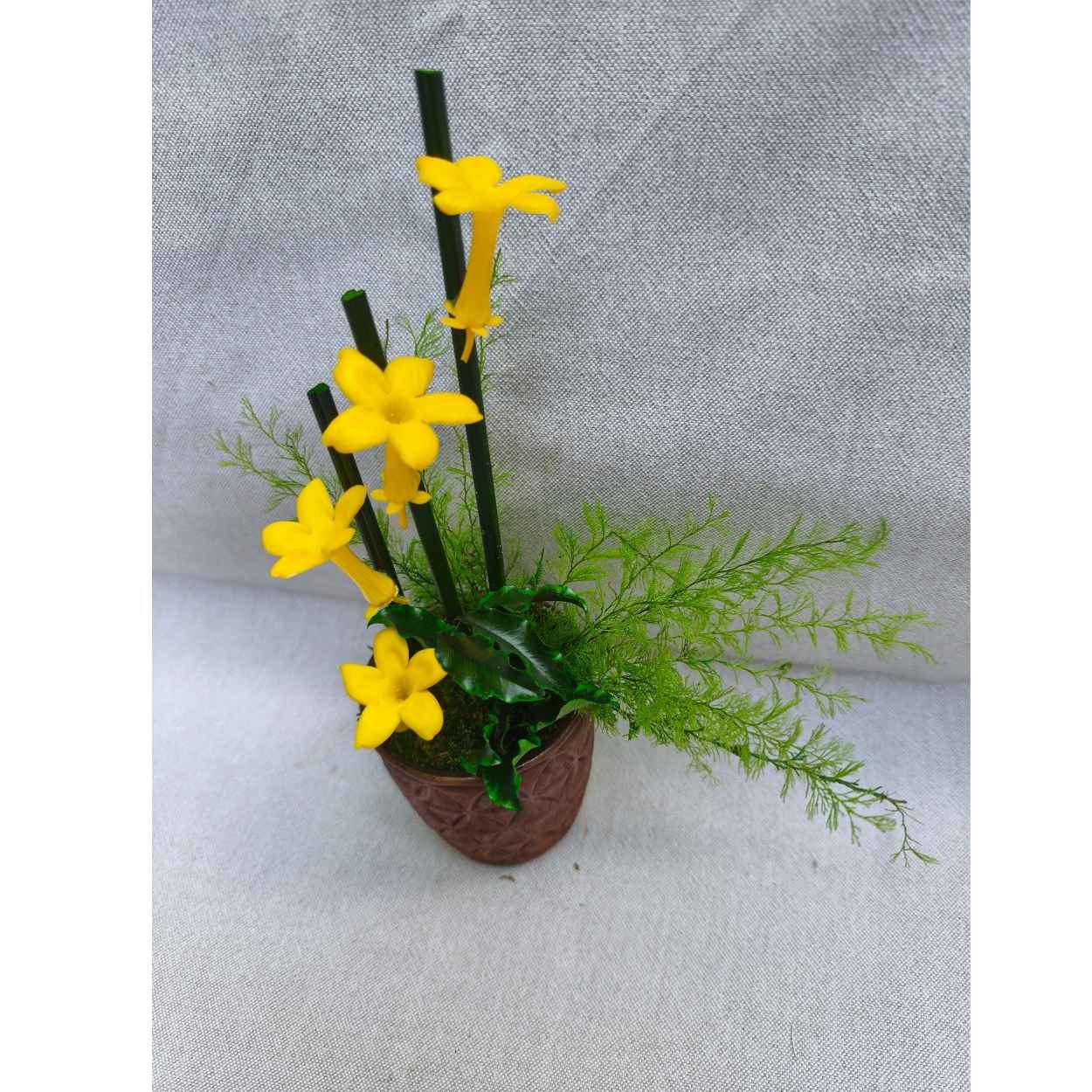 vase-jasmins-stabilisés-jaunes
